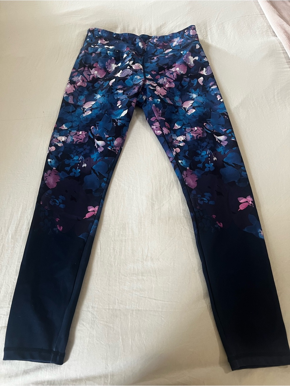 Jockey Floral Ombre Leggings in Navy, Blue & Purple
